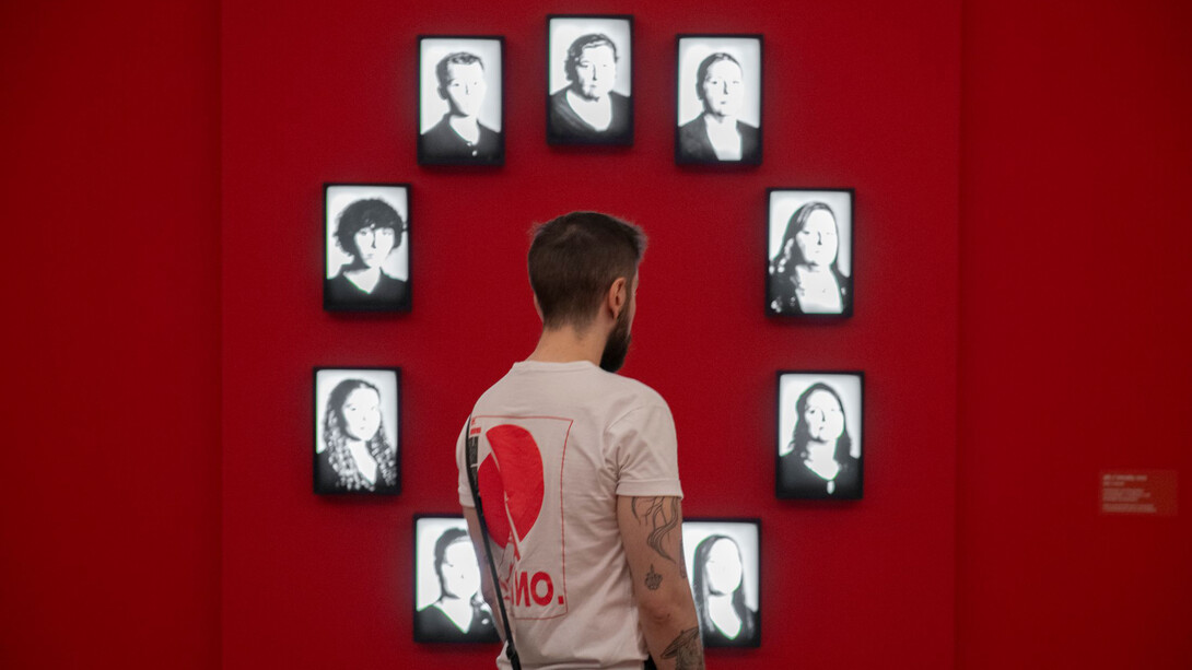Alice Yura, Un atto fotografico, vista dell’esposizione. Cortesia della Pinacoteca