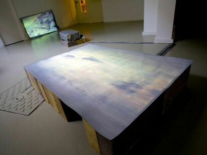 Betsy Dadd, installation view of 'Terra Infirma' at Marsden Woo Gallery Project Space (2013), photo © Philip Sayer, courtesy of Marsden Woo Gallery