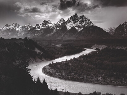 Ansel Adams, The Tetons and the Snake River, Grand Teton National Park, Wyoming, 1942. Courtesy of the Cincinnati Art Museum