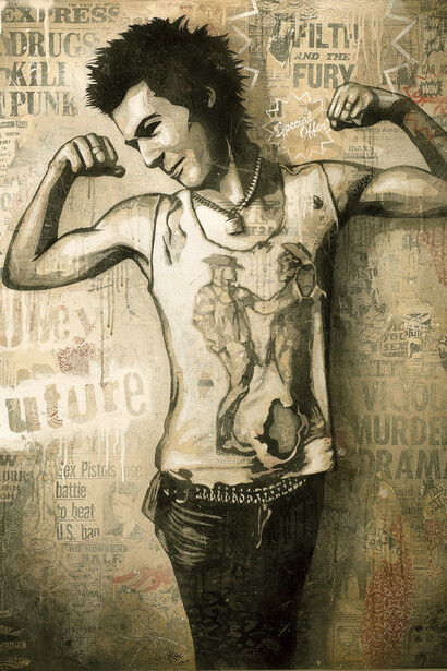 Shepard Fairey, Superman, courtesy galerie Magda Danysz