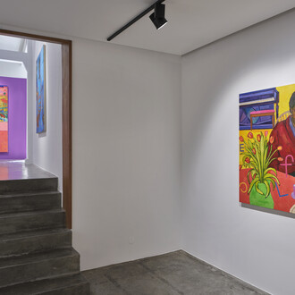 Khalif Tahir Thompson, Beautiful land, exhibition view. Courtesy of Zidoun‐Bossuyt Gallery