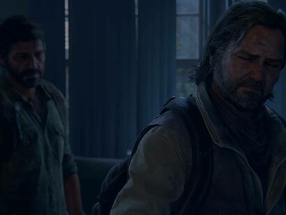 Bill and Joel in "The Last of Us" series video game