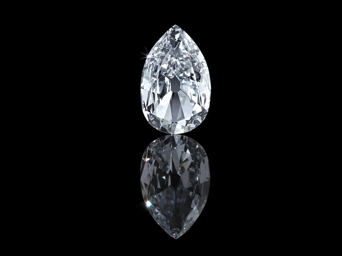 ‘Arcot II’ diamond 1760; modified 1959 and 2011, India, The Al Thani Collection © Servette Overseas Limited, 2014. Photograph: Prudence Cuming Associates Ltd