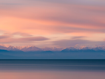 Vista de un paisaje en calma