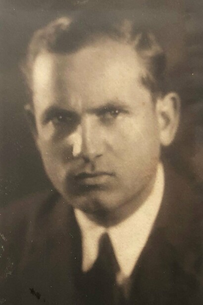 Ego Cecconi era un giovanotto alto, fiero e direi anche di bell'aspetto, nato e cresciuto a Fauglia che appena ebbe l'età per lavorare entrò nella squadra degli operai della CMASA, foto di Silvia Menicagli