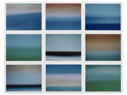Thomas Paquet. Horizon, étude couleur #9. Courtesy Galerie Thierry Bigaignon.
