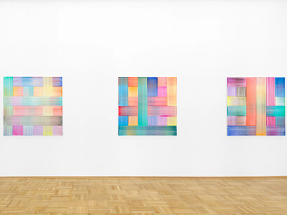 Bernard Frize, A labor of love, ausstellungsansicht. Mit freundlicher genehmigung der Galerie nächst St. Stephan