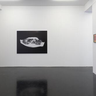 Leon Kahane, Dialog dialog dialog, exhibition view. Courtesy of Galerie Nagel Draxler