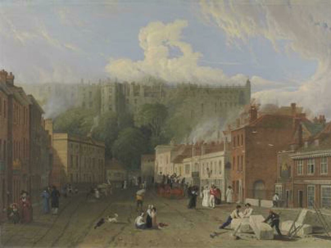 George Vincent, A View of Thames Street, Windsor, 1827–30, oil on canvas, Yale Center for British Art, Paul Mellon Collection
 
