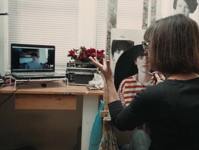 Hablando con la familia por Skype