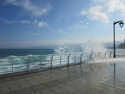 Playa de Beirut, Líbano, foto de Abbass Zahreddine