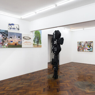 Nicolás Requena, Vida Espinosa, vista de exhibición. Cortesía de la Galería Moria