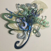 Simeen Farhat, My Voice is Shaped by Silence, 2021, cast pigmented resin, enamel, 28h x 31w x 3.50d in