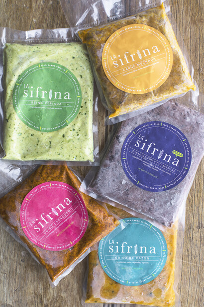 Los productos de 'La Sifrina' están empaquetados al vacío para mayor duración