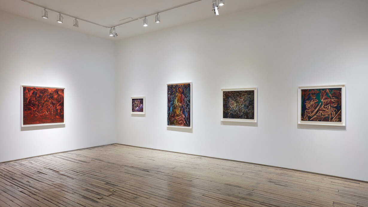 Abraham Lincoln Walker, exhibition view. Courtesy of Andrew Edlin Gallery