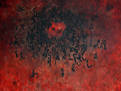 Norman Lewis - Double Cross, 1971. Oil on canvas, 72 x 88 5/8 in. Estate of Norman W. Lewis; Courtesy of Michael Rosenfeld Gallery LLC, New York, NY © Estate of Norman W. Lewis; Courtesy of Michael Rosenfeld Gallery LLC, New York, NY
