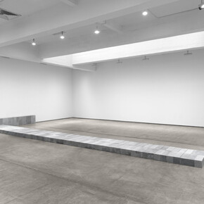 Carl Andre, exhibition view. Courtesy of Paula Cooper Gallery