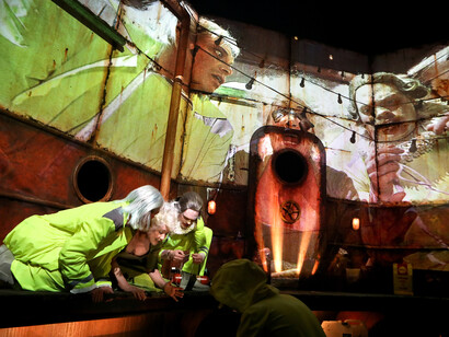 Der schiffbruch der fregatte Medusa. Mit freundlicher genehmigung des Residenztheater