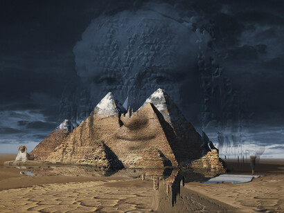 Mona Lisa and Pyramids