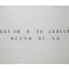 Vincenzo Agnetti. Courtesy of Palazzo Reale