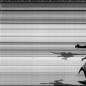 Le sport à l’épreuve, artwork in exhibition. Courtesy of the Olymipc Museum