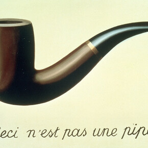 René Magritte, La Trahison des images (Ceci n’est pas une pipe), 1929. Courtesy of Centre Pompidou