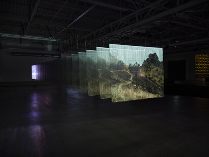 Saodat Ismailova, A seed under our tongue, exhibition view. Courtesy of Pirelli HangarBicocca