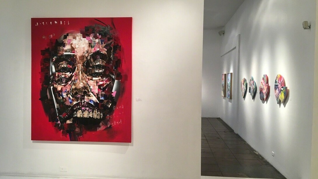 Hueman & Joseph Lee, Exhibition view. Courtesy of KP Projects
