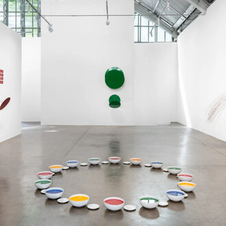 Lygia Pape, Sendo, exhibition view. Courtesy of Mendes Wood DM 