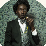 Detail of Omar Victor Diop, Frederick Douglass, 2015, Inkjet print on Hahnemuhle paper, Courtesy of the MAGNIN-A Gallery