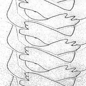 I’m not an island, I’m a body of water. Courtesy of Galería José de la Fuente