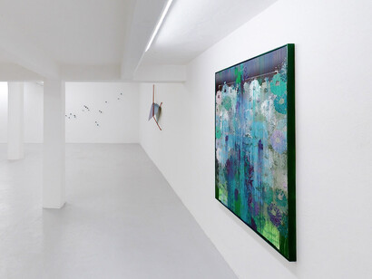 Installation View, Lovers in a Dangerous Time @The Flat - Massimo Carasi Milano
Michael Bevilacqua, Inma Femenia, Michael Johansson, Stefan Milosavljevic, Sali Muller 