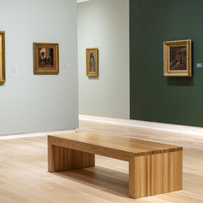 Eastman Johnson, Eastman Johnson and Maine, exhibition view. Courtesy of the Colby College Museum of Art