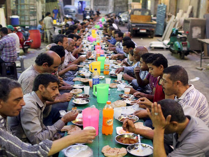 A light night meal during Ramadan