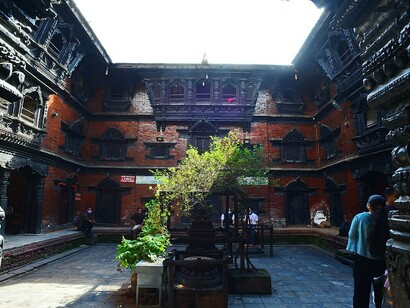 To the south of the famous Hanumandhoka Durbar Square in Kathmandu, in front of Basantapur Durbar, stands the beautifully designed and artistically crafted Kumari House, Nepal