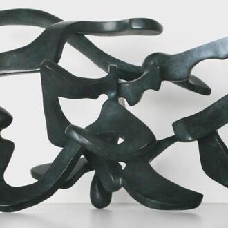 Bill Barrett, Plexus (detail), 2019. Courtesy of LewAllen Galleries