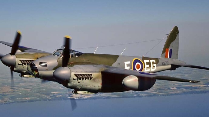 1946 de Havilland DH.98 Mosquito B.35 - N35MK. Courtesy of EAA