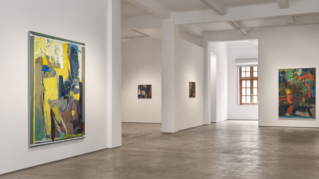 Sangram Majumdar, Bad actors, exhibition view. Courtesy of Galerie Mirchandani + Steinruecke