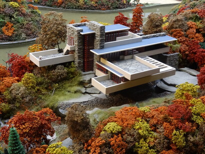 Fallingwater modèle miniature au MRRV, Carnegie Science Center