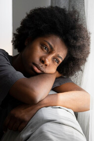 A women feeling the crushing pain of domestic violence and navigating through it