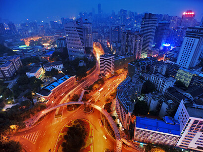 Chongqing, China. O trânsito da cidade