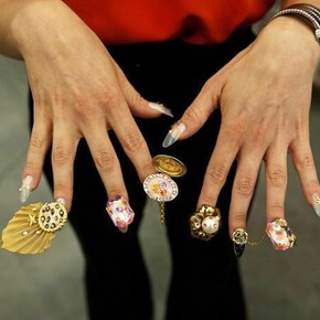 Dzine (Carlos Rolon), Get Nailed at the New Museum, 2011. Public intervention and performance. Photo: Chris Mosier, courtesy of the artist, Salon 94, New York, and Paul Kasmin, New York