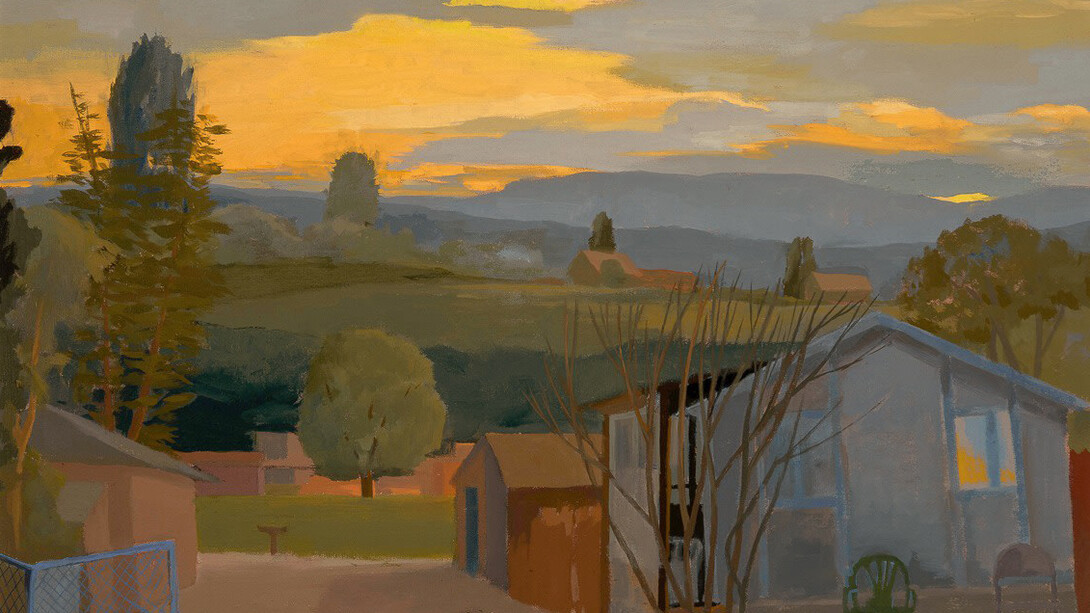 Celia Reisman, Taos night (detail), 2010. Courtesy of Paul Thiebaud Gallery 