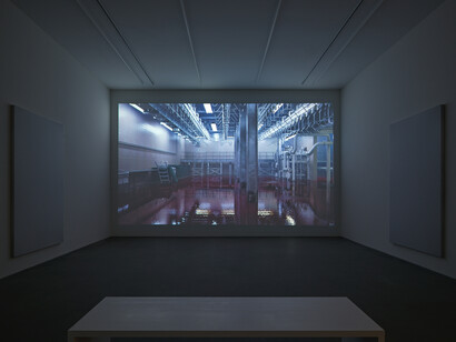 Aria Dean, Sandra Mujinga and Tschabalala Self, exhibition view. Courtesy of Galerie Eva Presenhuber