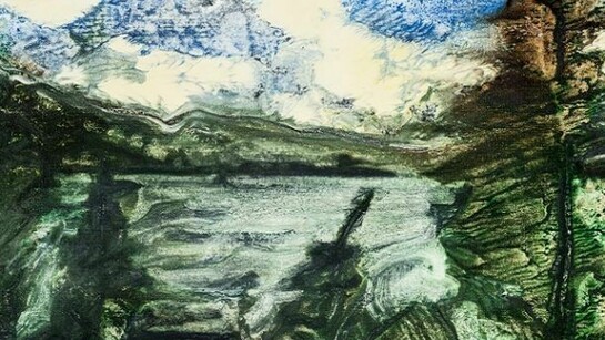 Axel Kasseböhmer, Walchensee, Nr. 45, 2011, Öl auf Leinwand, 33 x 50 cm, 13 x 19 3/4 inches, © Axel Kasseböhmer, Courtesy Sprüth Magers Berlin London