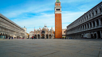 El coronavirus deja escenas impensables: el centro de Venecia, desierto