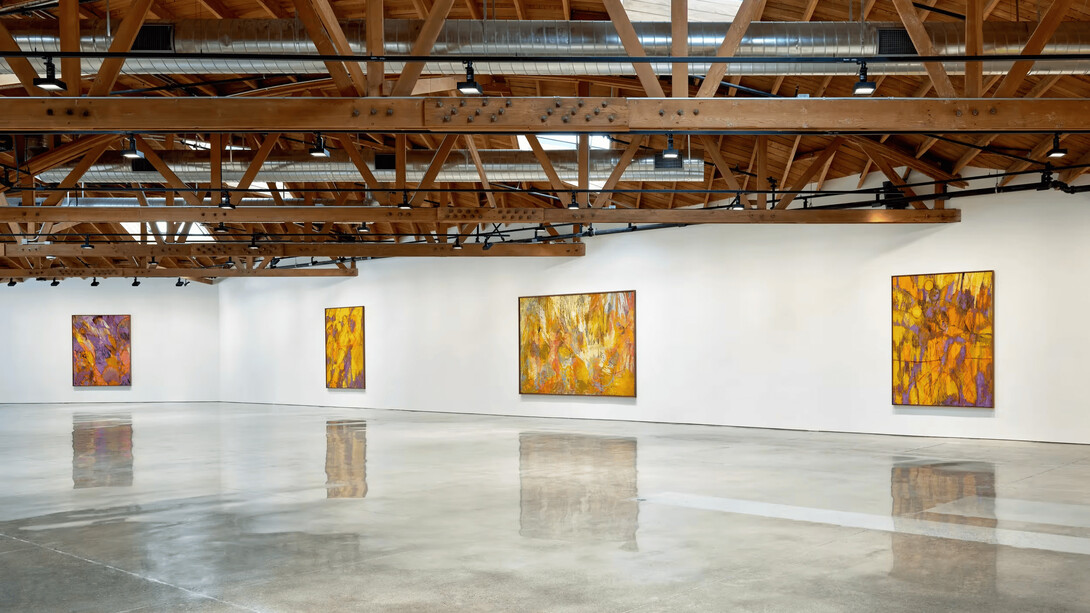 Christina Kimeze, Long loops, exhibition view. Courtesy of Hauser & Wirth Gallery