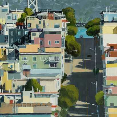 Eileen David, The city beckons, 2026. Courtesy of Paul Thiebaud Gallery