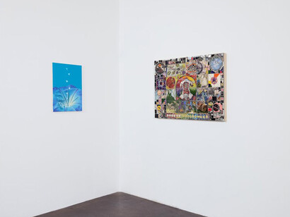 Various artist, spaced out, exhibition view. Courtesy of smoke the moon