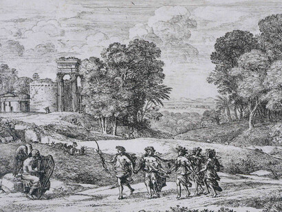 Claude Gellée dit Le Lorrain, Le temps, Apollon et les saisons, 1640-1680, Musée des Beaux-Arts de la Ville de Paris, Petit Palais © Petit Palais / Roger-Viollet